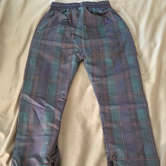 Plaid CALI UK Brand Lounge Drawstring Jogger Pant, zipper pockets & bottoms - Picture 2 of 6